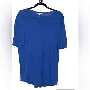 James Perse Standard Blue Top Sz 3